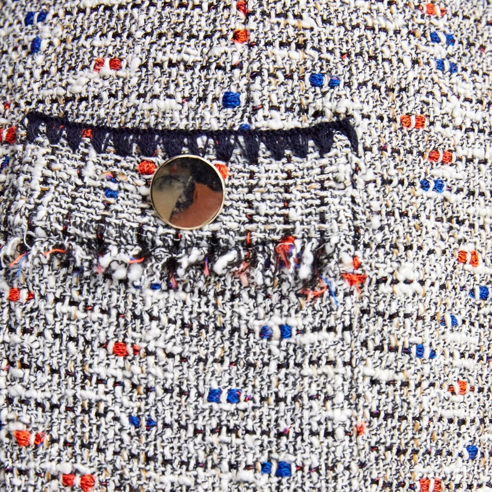 zara MINI SKIRT WITH TWEED SUSPENDERS - Picture 5 of 6